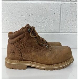 HAWX Lace Up Women's Work Boots Composite Hard Toe / Size 7.5 B